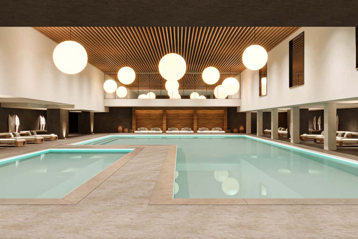 Una delle piscine del Cervinia Cristallo Ski Resort&nbsp; Cervinia Cristallo Ski il resort per chi vuole vivere la montagna al massimo