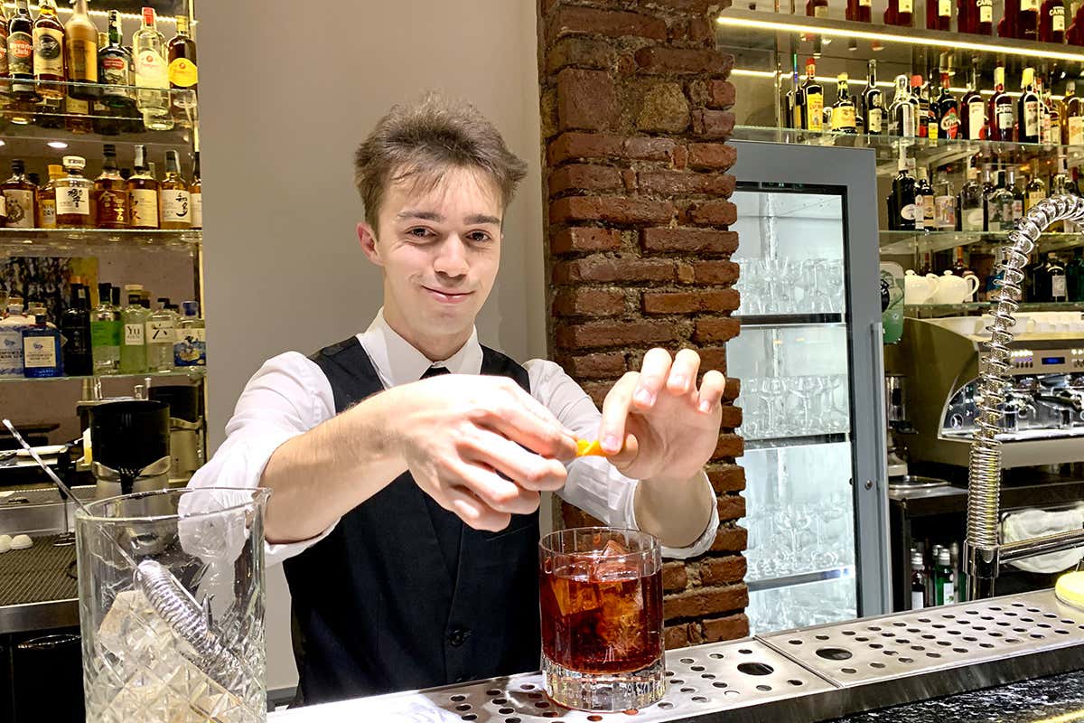 Cristian Caimmi Schietta e raffinata la cucina del Quadri Bistrot