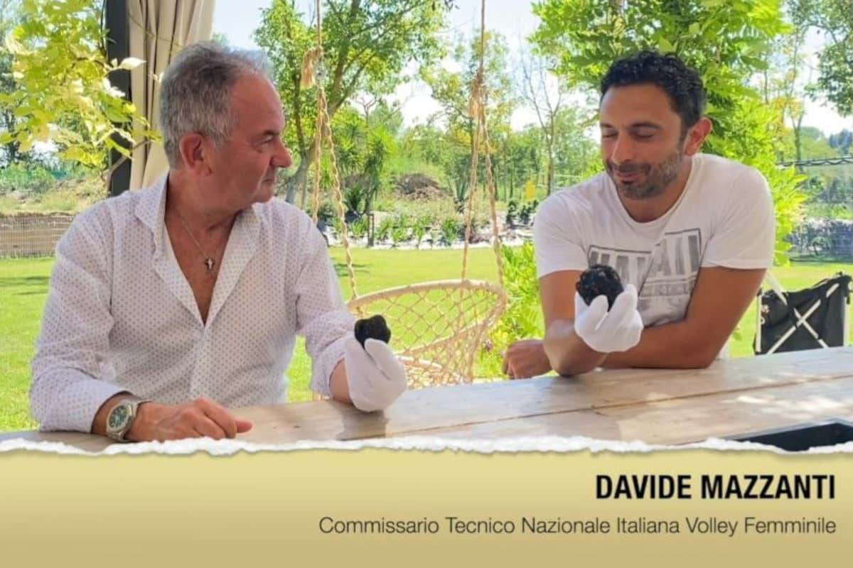 Davide Mazzanti e Serena Ortolani: campioni mondiali della pallavolo e amanti del tartufo marchigiano