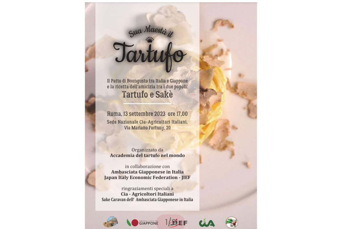 Cristini vola in Giappone  e in diretta mondiale nasce il gemellaggio Tartufo e Sakè
