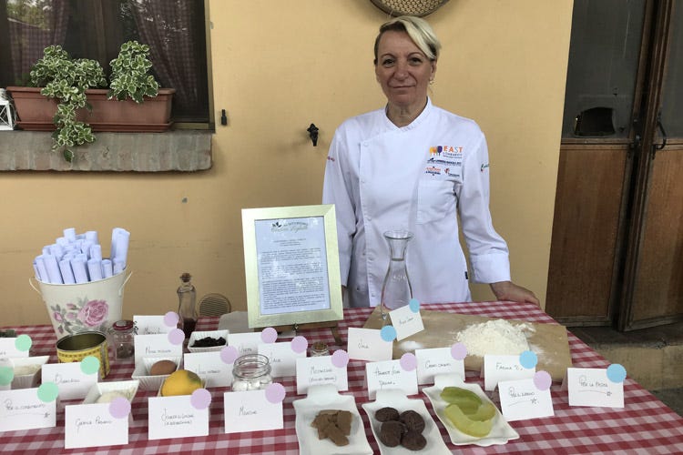 Anna Maria Mariani, cuoca della Cascina Loghetto (La Crociera del Gusto, salpano vini di Franciacorta e tipicità regionali)