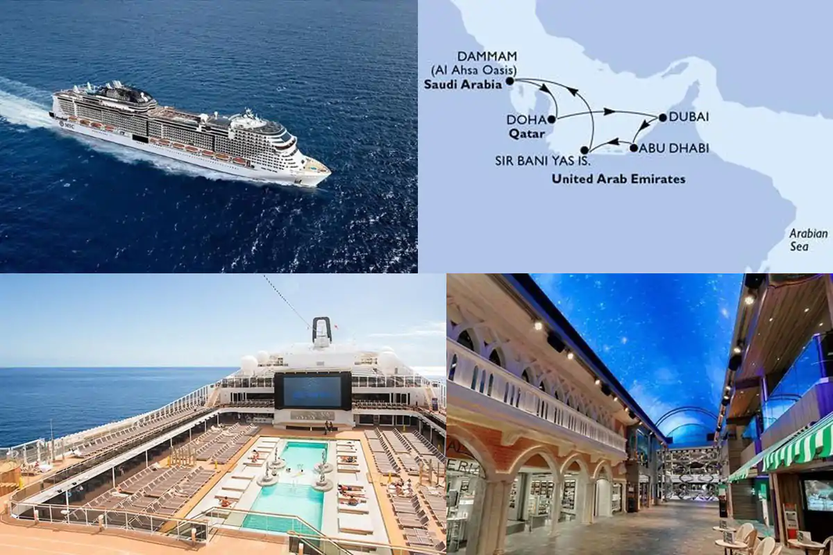 MSC Virtuosa Emirati, Arabia Saudita, Qatar: viaggio su MSC Virtuosa