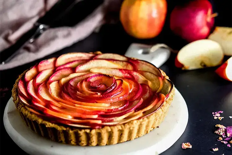 Crostata di mele vegan Crostata di mele vegan