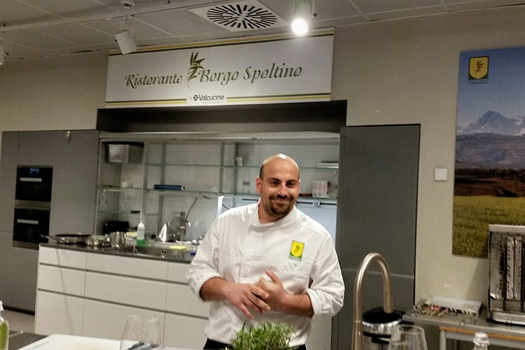 Alessio Marrangoni (La cucina di Borgo Spoltino al temporary restaurant di Eataly Milano)