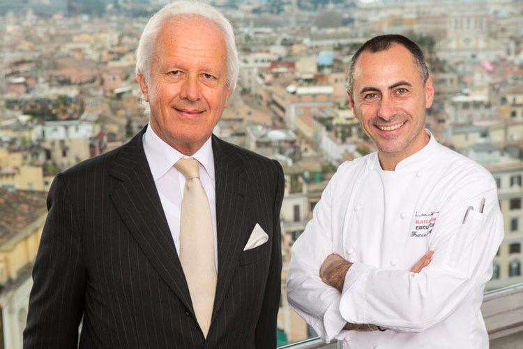 Roberto E. Wirth e Francesco Apreda (Cucina e cocktail d’autore all’Imagoper un San Valentino indimenticabile)