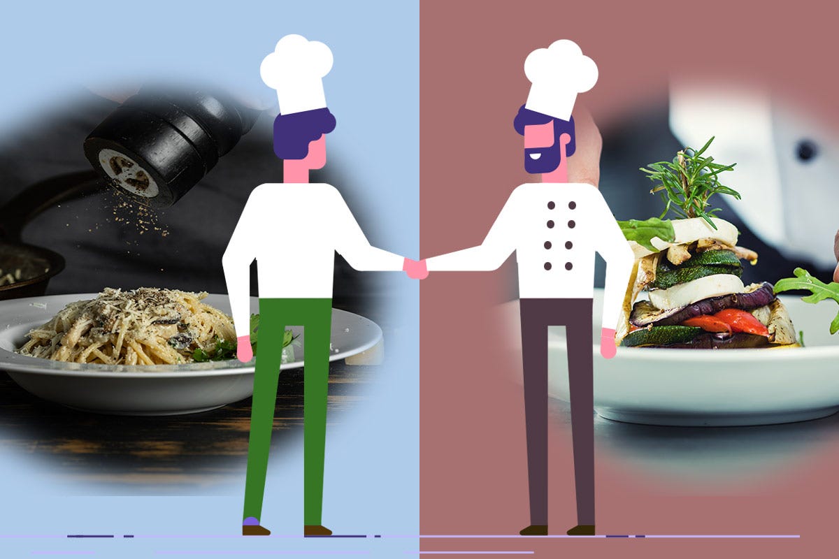 Confronto-incontrO fra Cucina traDIOZIONALE E FINE DINING Cucina tradizionale [versus] fine dining: il confronto