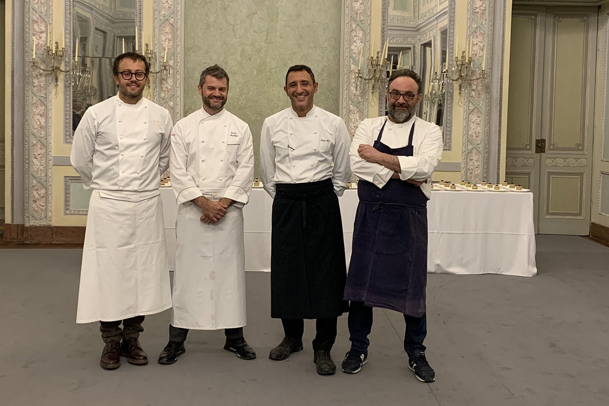 Alessandro Negrini, Enrico Bartolini, Fabio Silva, Paolo Lopriore Una cena d’autore conclude Monza Wine Experience