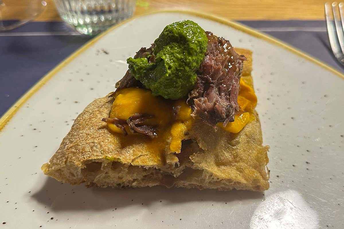 A Bergamo la pizza ha incontrato la cucina ligure in una cena d’autore a 4 mani