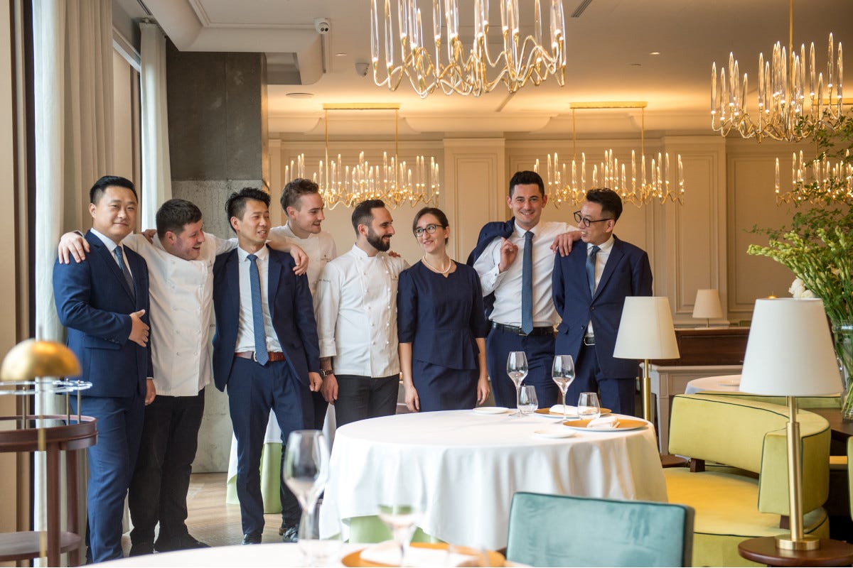 La squadra di Da Vittorio a Shanghai  Da Vittorio a Shanghai entra nella 50 Best Asia Restaurants