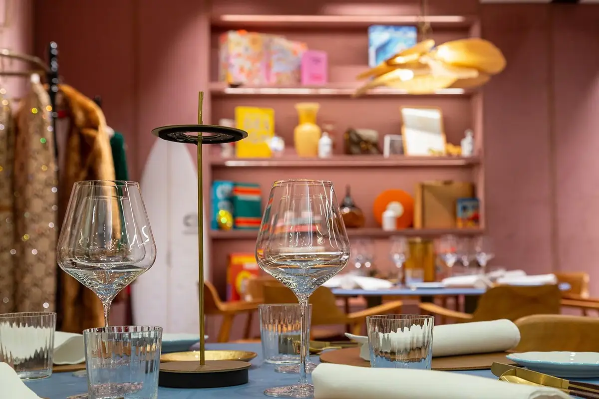Pop up del ristorante Dalla Gioconda nella boutique di Franz Kraler. Foto: Facebook Cortina, il ristorante entra in una boutique