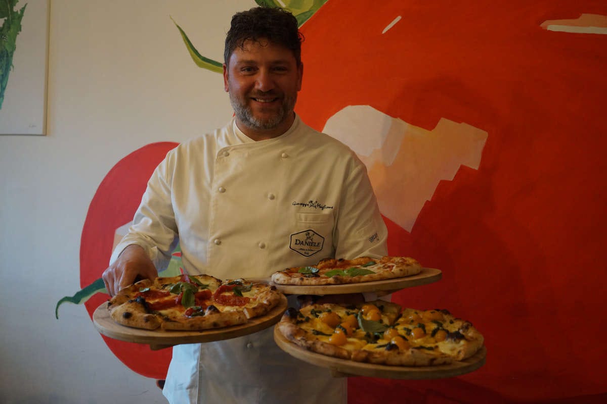Al ristorante Daniele Gourmet, Giuseppe Maglione porta la cucina sulla pizza

