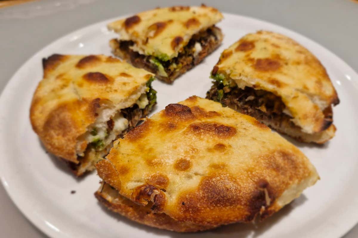 Genovese in doppio crunch con cipolla ramata di Montoro