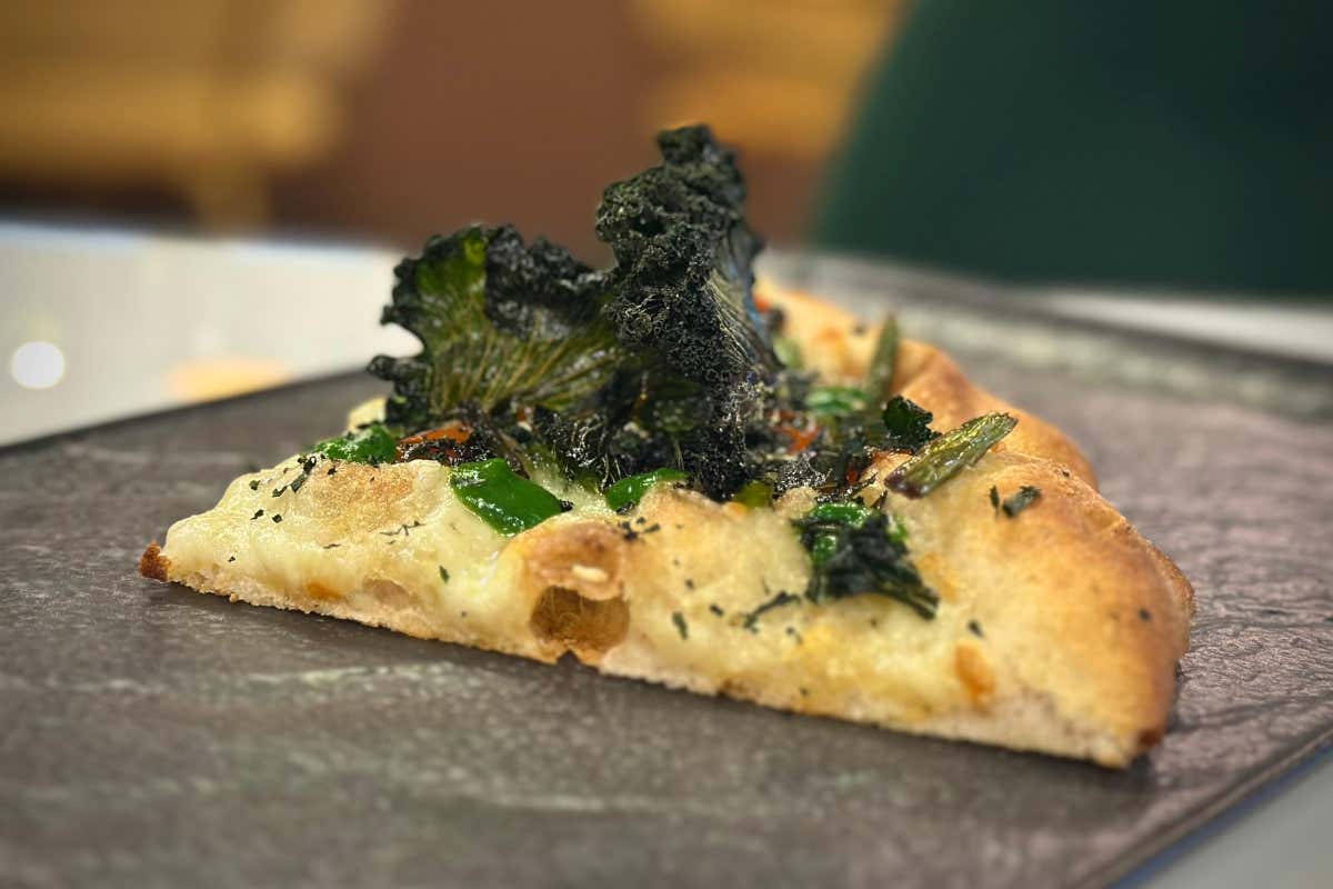 Pala romana con fiordilatte, papaccella e torzella