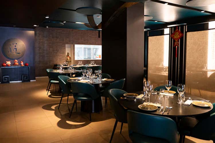 L'interno del ristorante Dao Bistrot Jonio di Roma