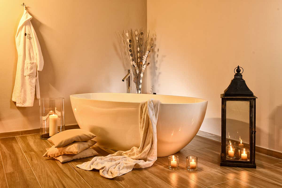 L'atmosfera intima e accogliente dell'area beauty