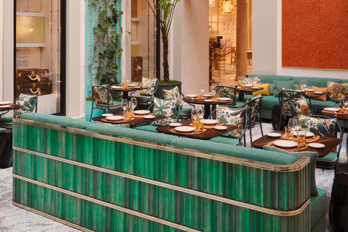 Il Da Vittorio Café Louis Vuitton di via Montenapoleone a Milano