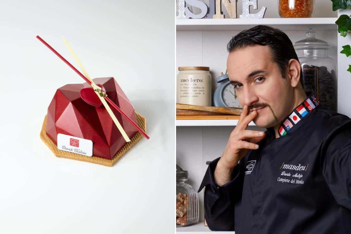 Cioccolato e amore: il dessert romantico del maestro pasticcere Davide Malizia Un San Valentino goloso con il “Cuore Diamante” di Davide Malizia
