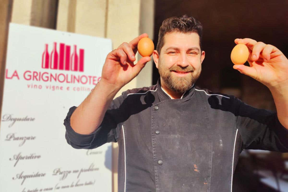 Davide Caprino è uno degli chef del ristorante osteria Crea 