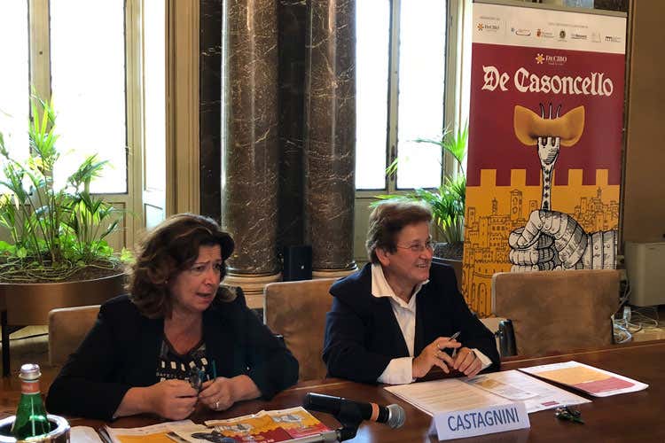 Silvia Tropea Montagnosi e Raffaella (Bergamo, De Casoncello celebra le Mura Cibo e accoglienza rafforzano il legame)