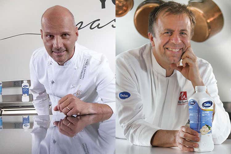 Leonardo Di Carlo e Luca Montersino (Debic compie 100 anni A Sigep partono i festeggiamenti)