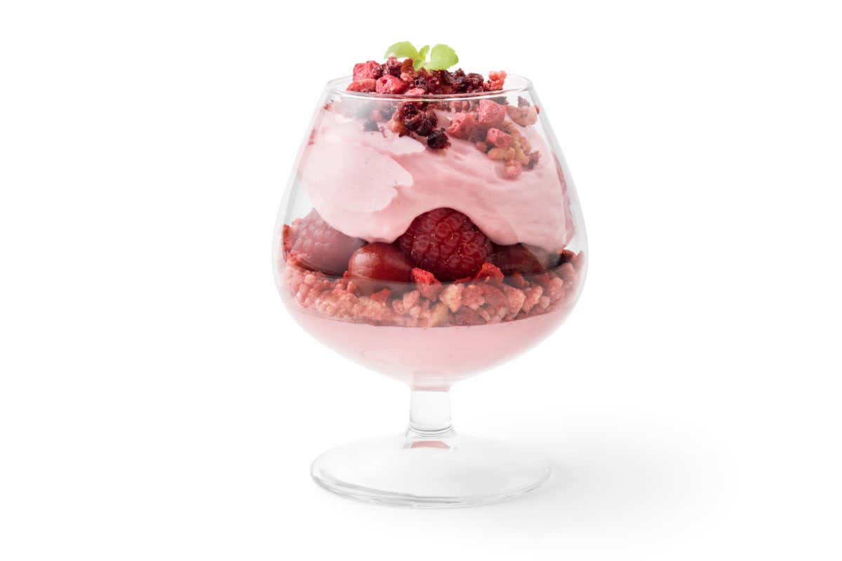 Con Debic Cheesecake spazio alla creatività, come in questo dessert alla frutta