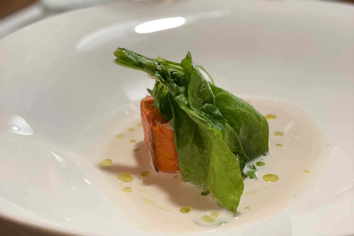 Uno dei piatti creati da chef Bruschetti Arriva il marchio Deco per i formaggi ad Alagna Valsesia