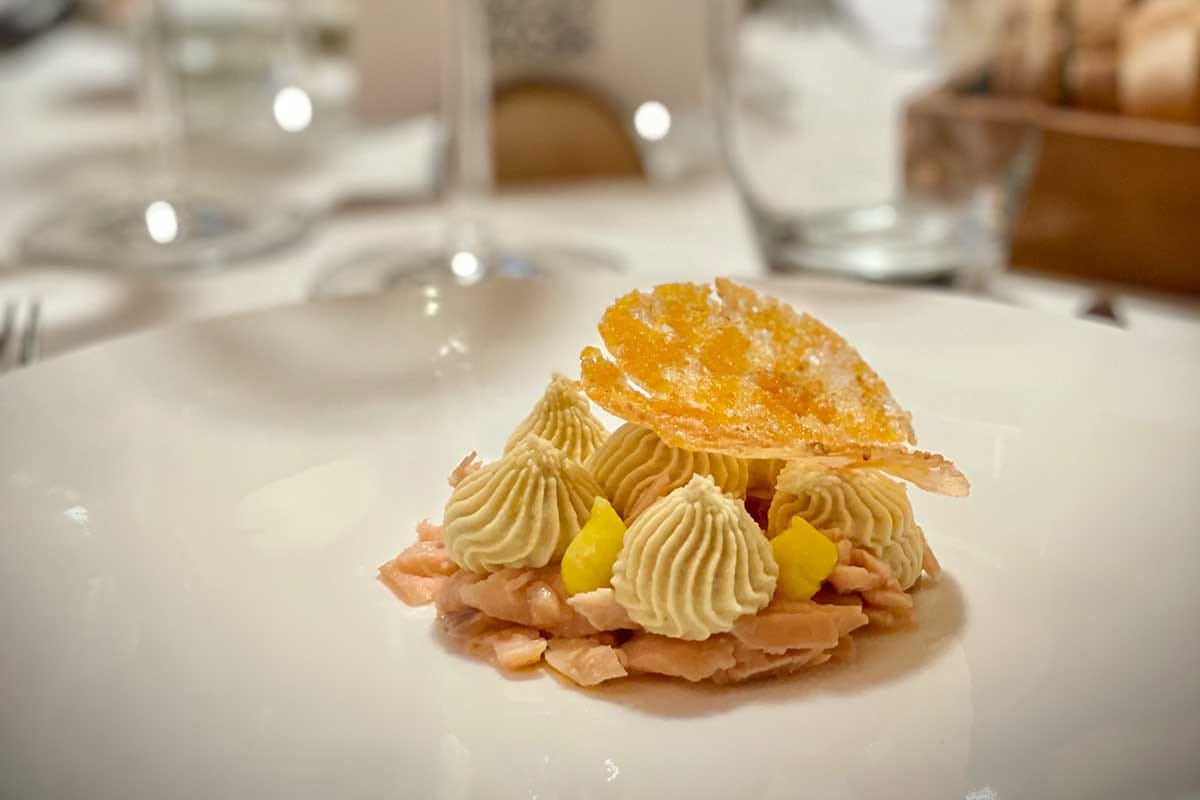 Uno dei piatti creati da chef Bruschetti Arriva il marchio Deco per i formaggi ad Alagna Valsesia