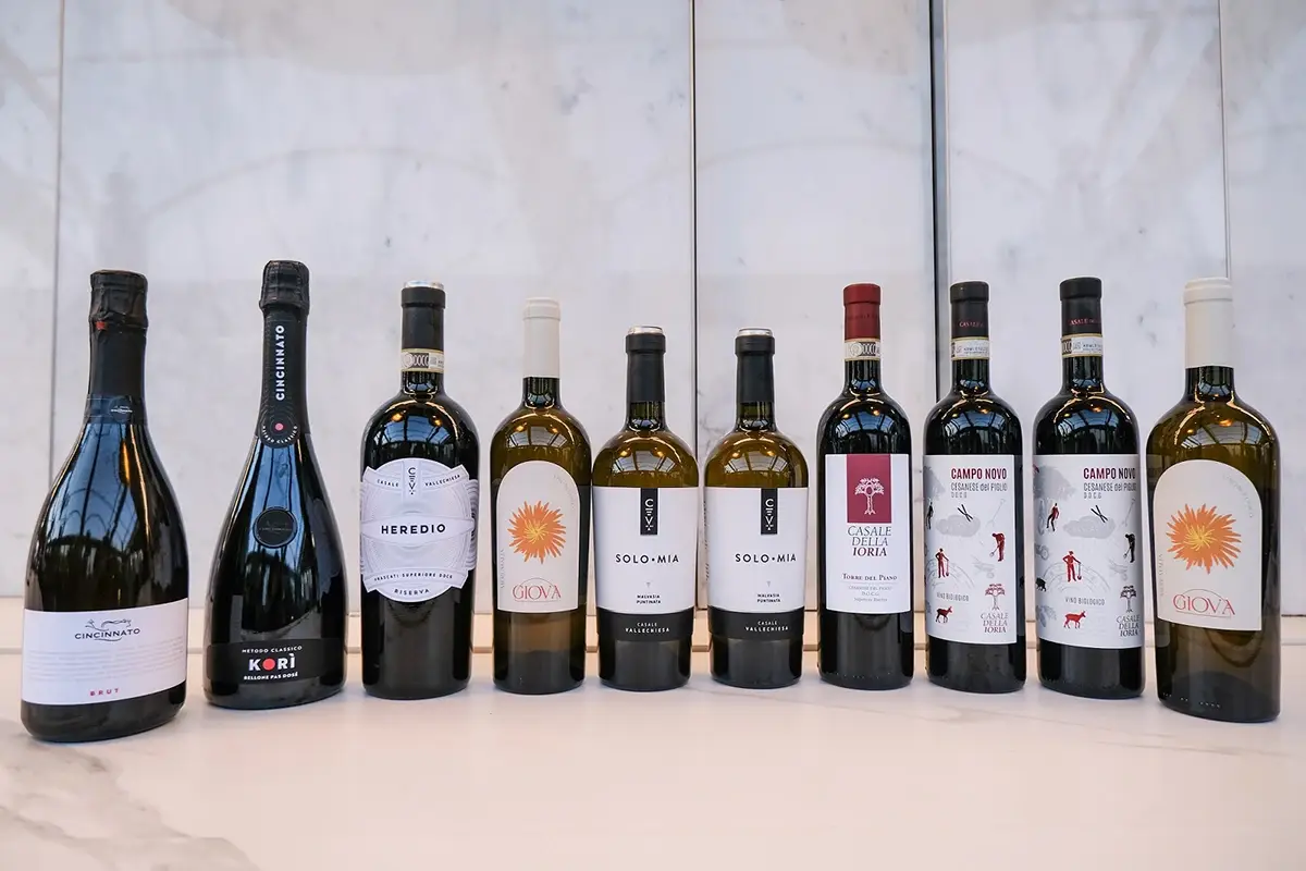 I vini in degustazione Sofitel wine days celebrano la vendemmia e i vini del Lazio