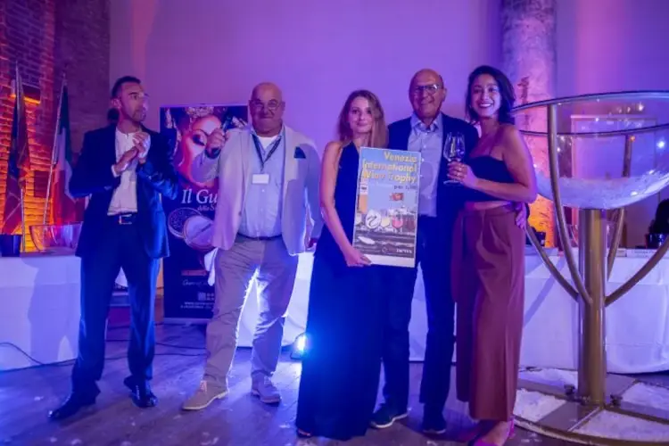 Helmut Gangl premiato&nbsp; Il Trentodoc &ldquo;Rond&ograve;&rdquo; di Delaiti superstar a Venezia