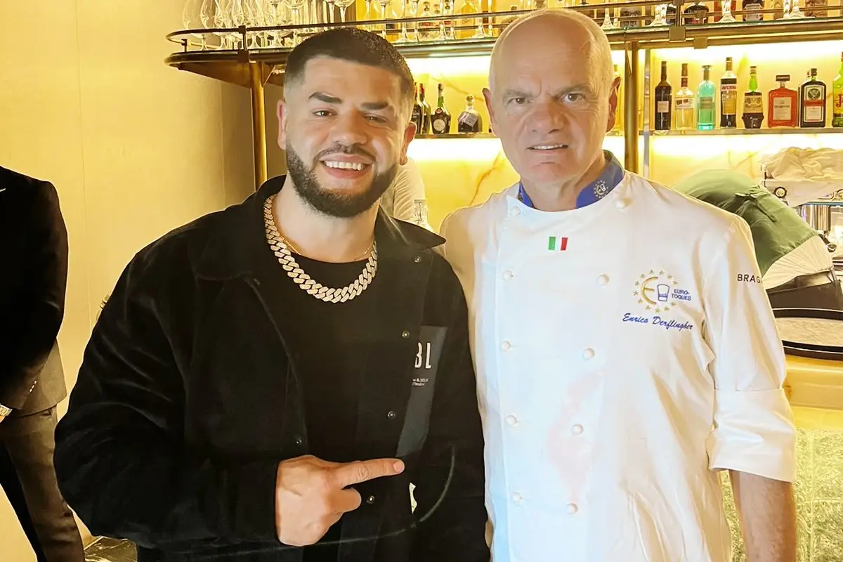 Derflingher con il rapper Noizy Euro-Toques incontra l'Albania al The Crown di Tirana