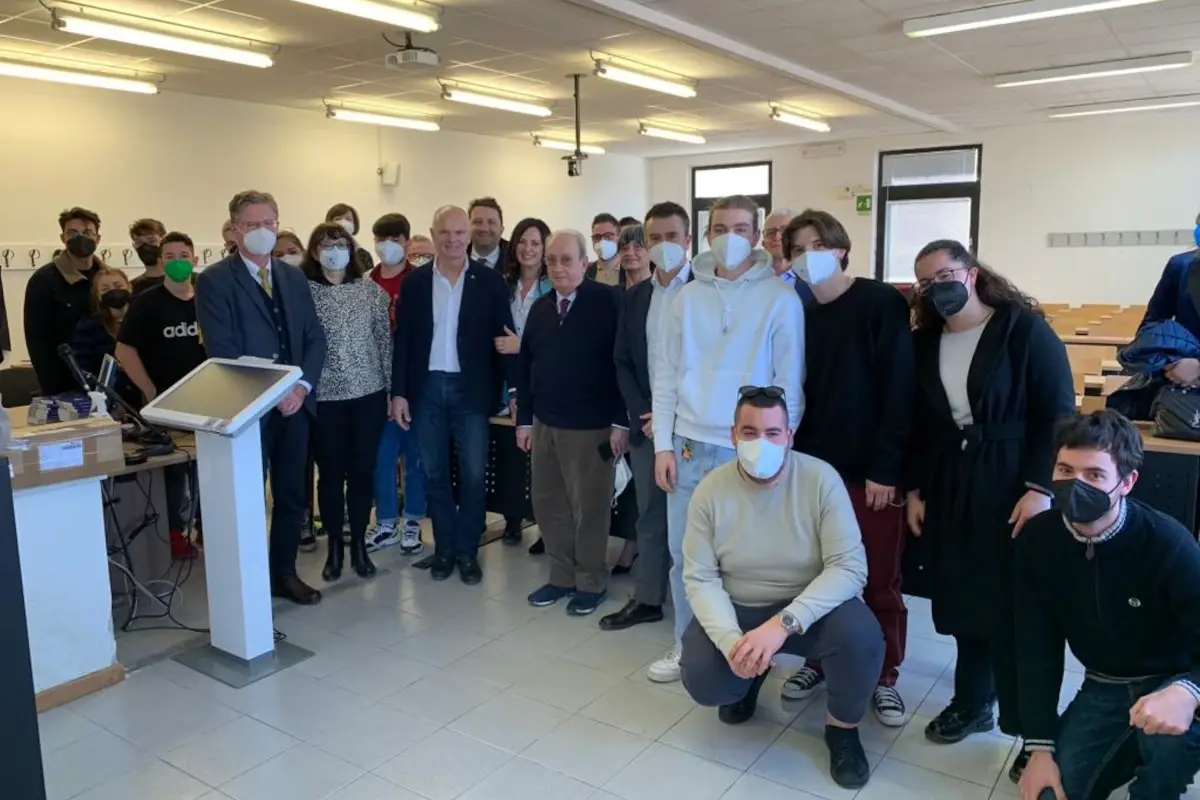 Derflingher con gli studenti Euro-Toques e Derflingher protagonisti all'Universit&agrave; di Camerino
