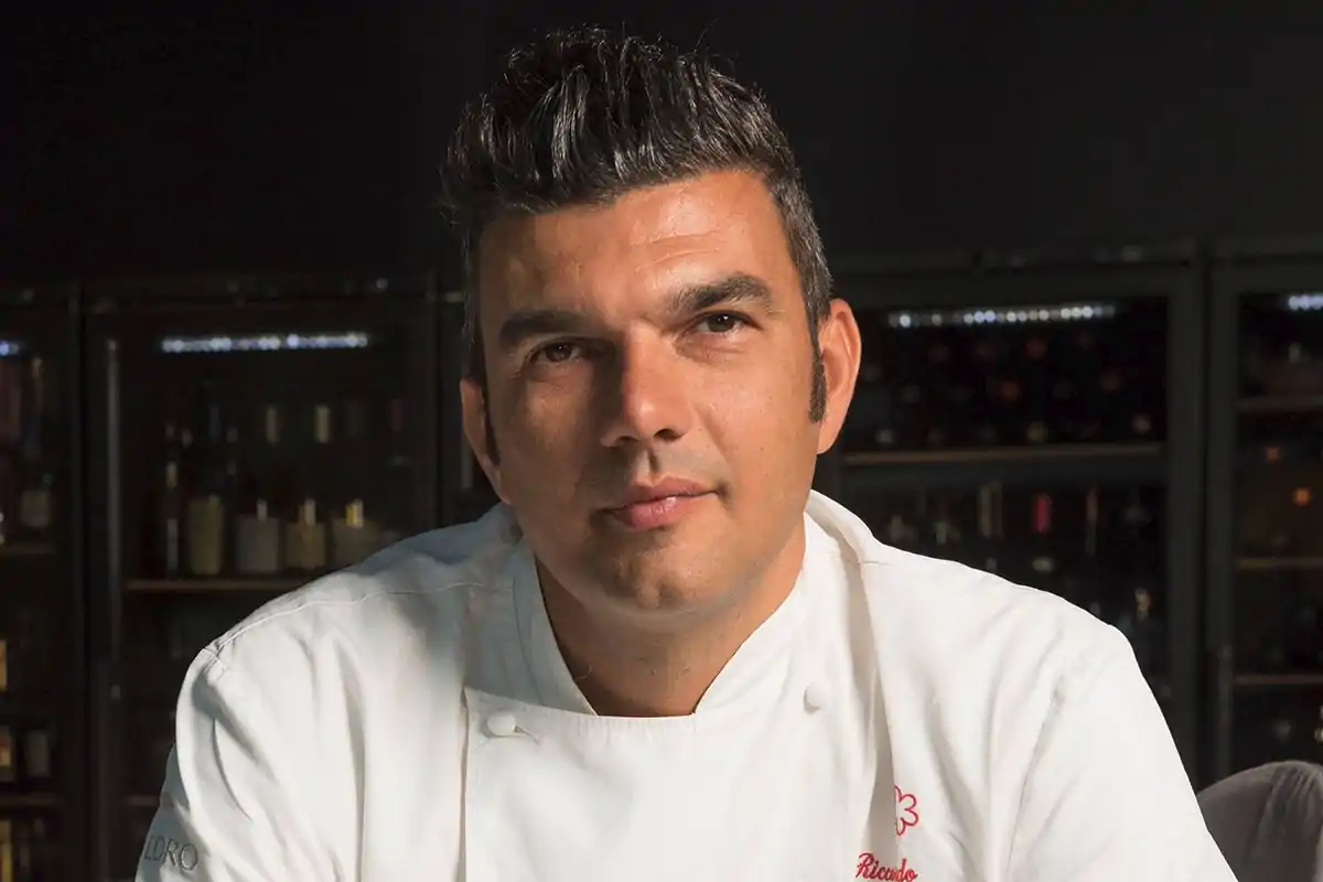 Riccardo di Giacinto Da All'Oro diventa All'Aria, il menu dello chef Di Giacinto in giardino