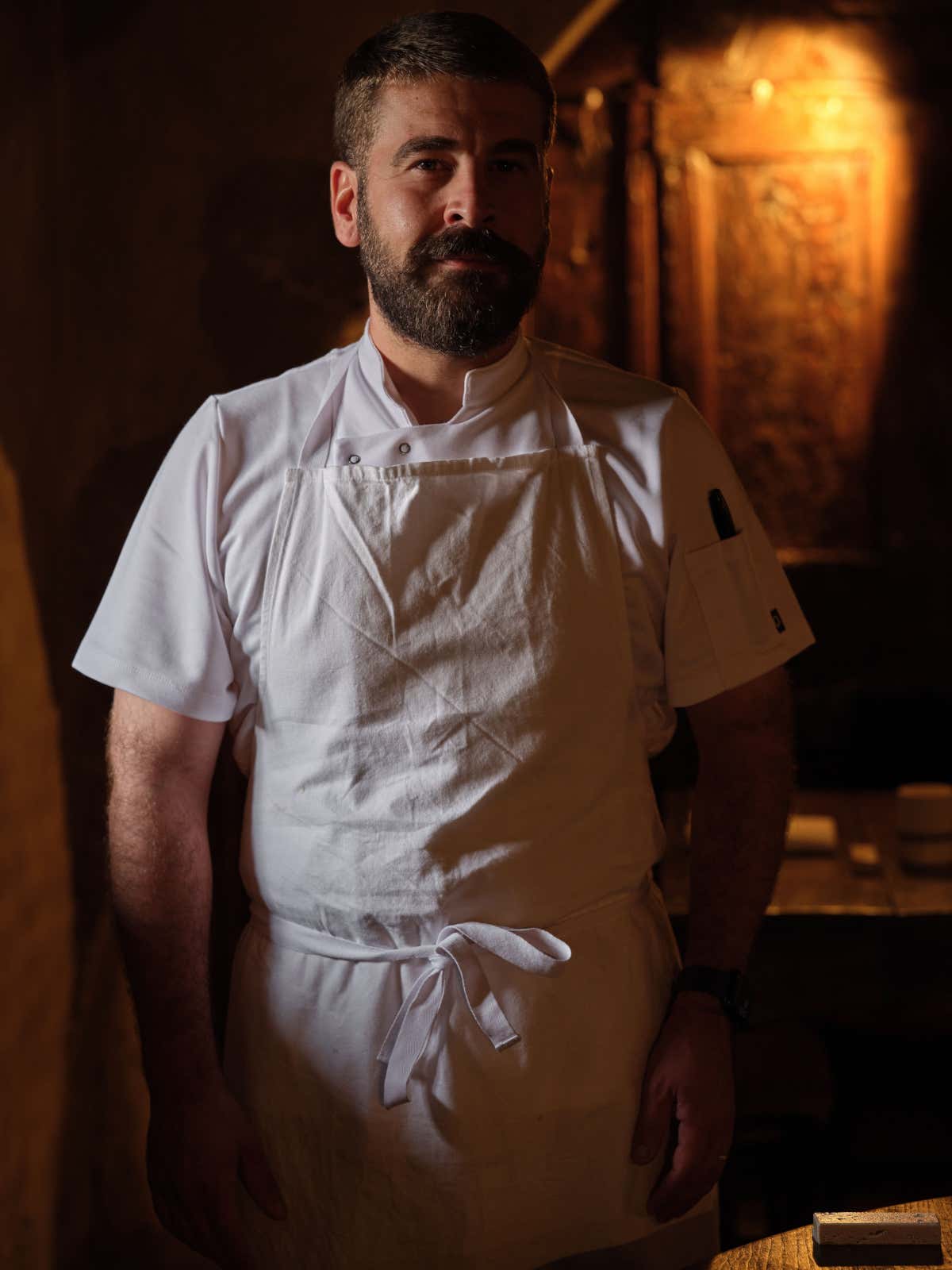 Dino Como, alla guida della cucina del Sextantio