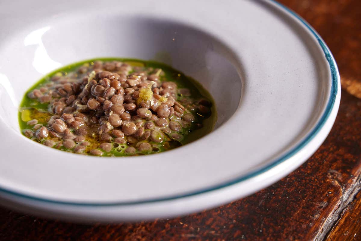 Lenticchie, cotica e alloro