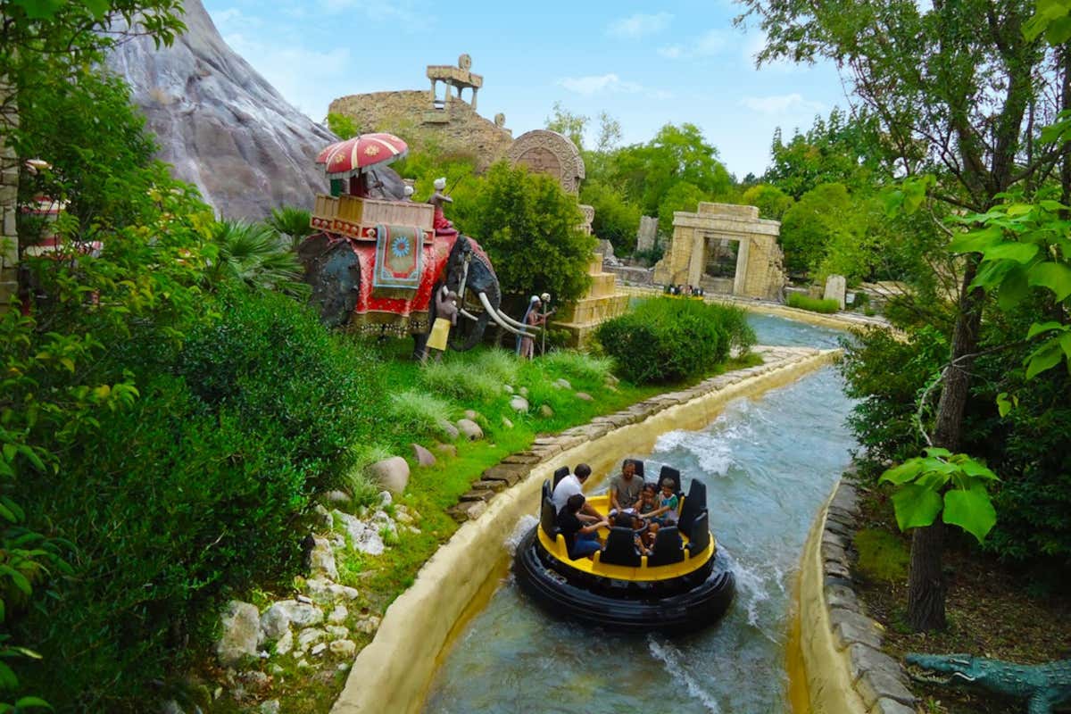 Le Jungle Rapids, una delle più apprezzate attrazioni di Gardaland