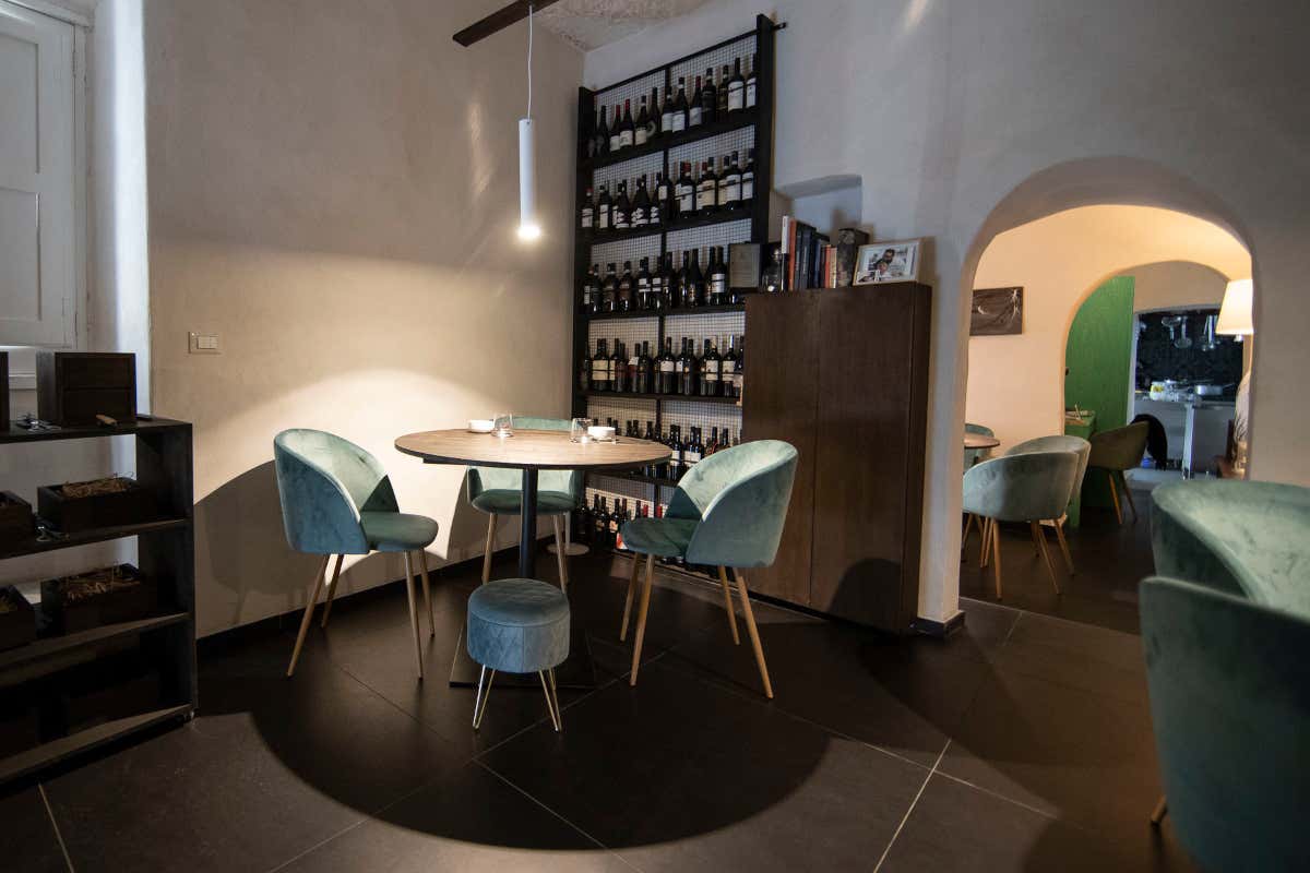 La sala di Dissapore Ristorante a Carovigno (Br)