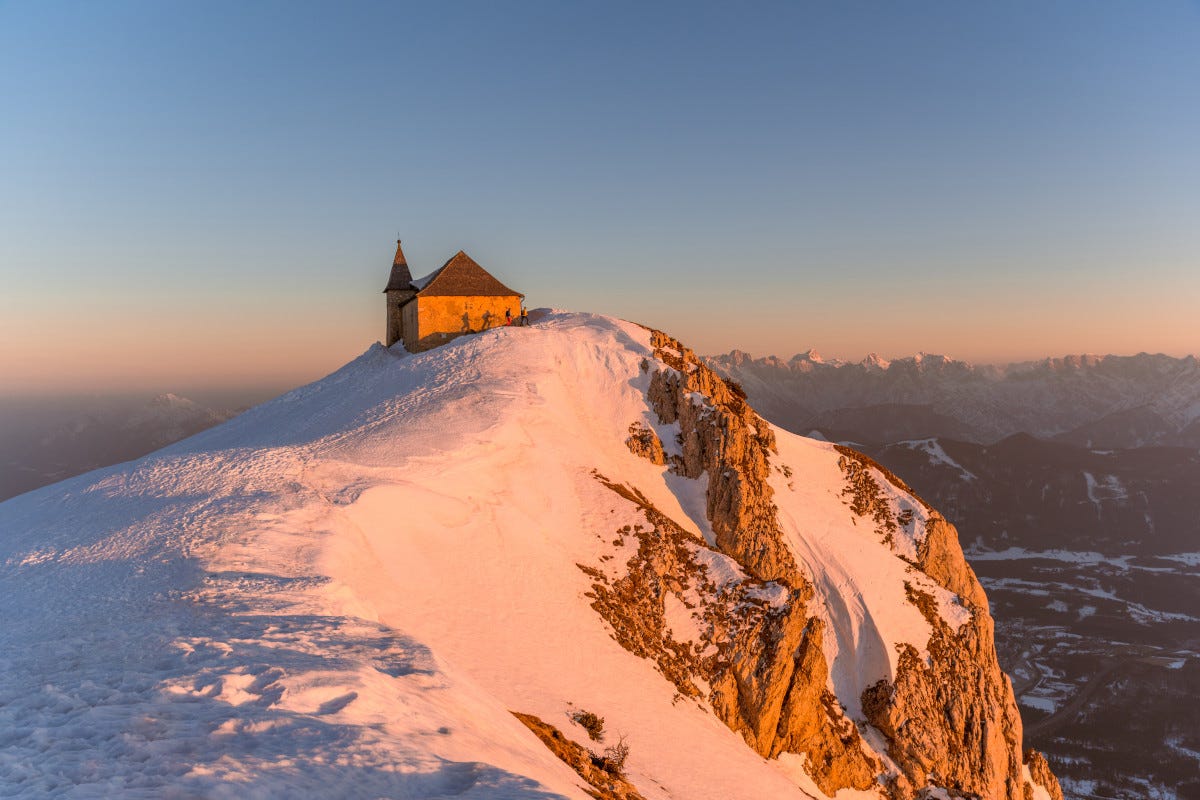 Dobratsch (Foto Cristoph Rossmann) Inverno in Carinzia tra le montagne e una natura mozzafiato