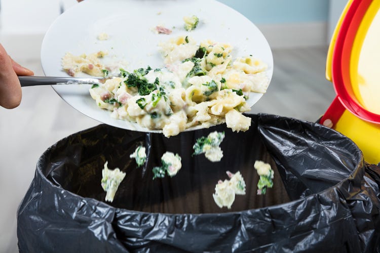 Troppo cibo finisce ancora nel bidone della spazzatura (Doggy bag al ristorante per 1 su 2 Ma si butta cibo per 15 miliardi)