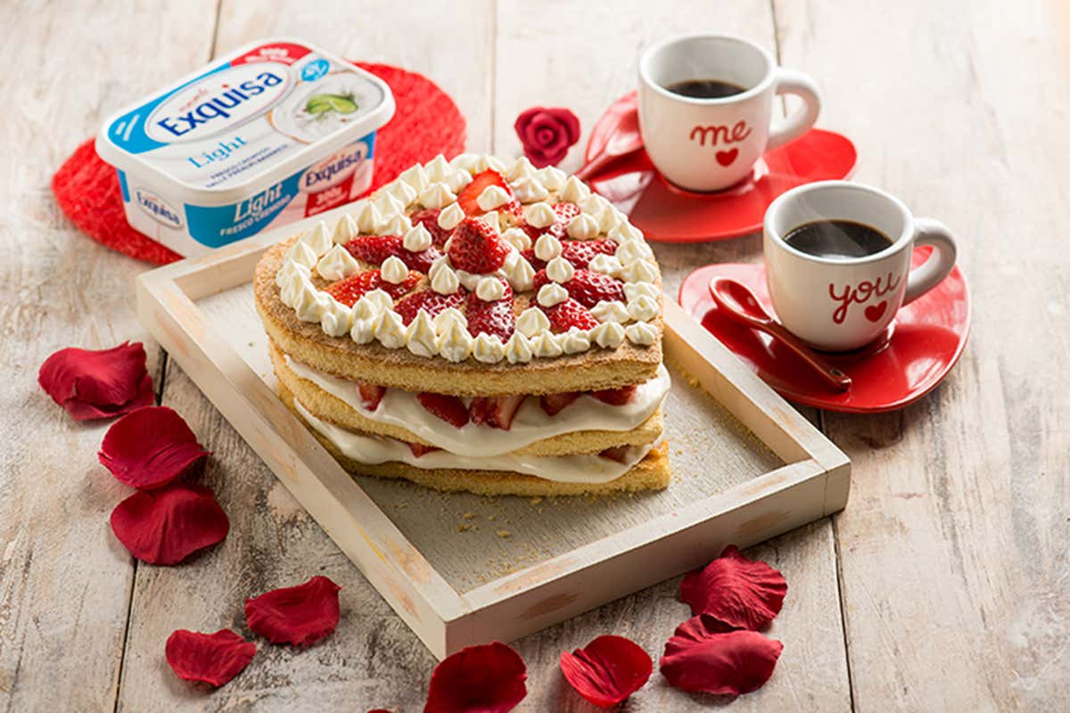 Dolce cuore alle fragole. Foto: @nonnapaperina San Valentino ai fornelli? Ecco tre ricette dolci da provare