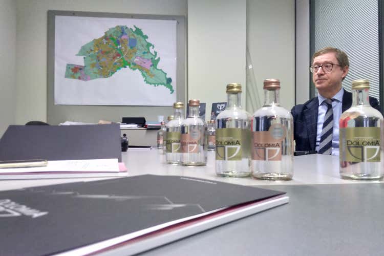 Gilberto Zaina (Dolomia, cresce l&rsquo;export ( 25%) Vendute 100 milioni di bottiglie)