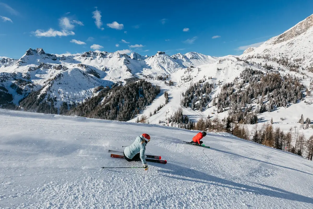 Arabba Passo Campolongo (foto Nicol&ograve; MIana) Arabba, tempio dello sci sulla Marmolada