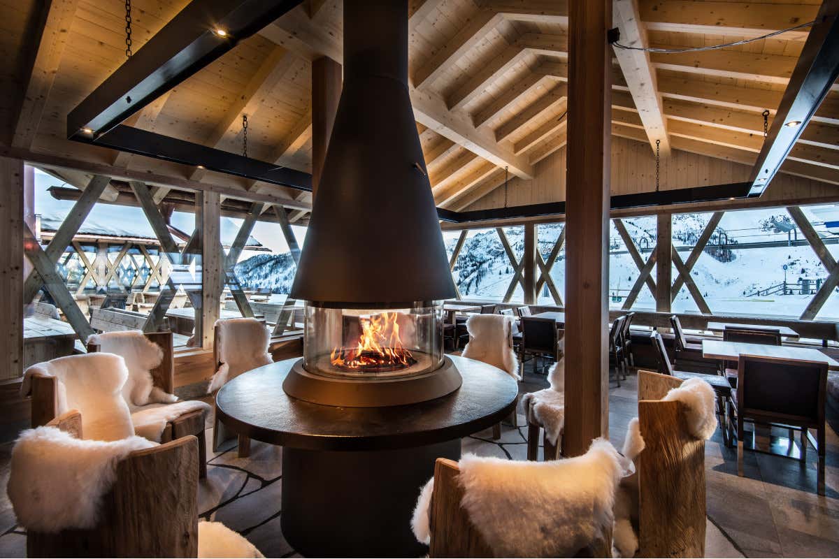 Arabba, il rifugio Burz Arabba, tempio dello sci sulla Marmolada