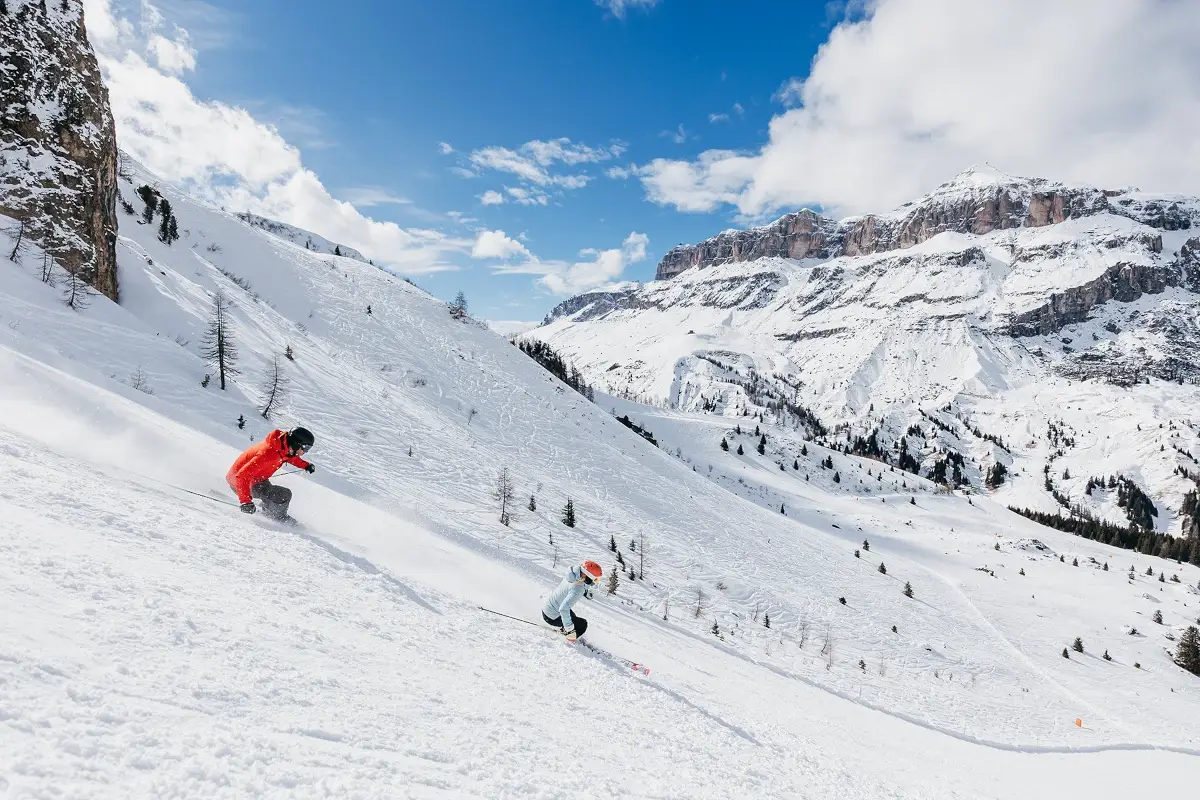 Araba, localit&agrave; Porta Vescovo Arabba, tempio dello sci sulla Marmolada