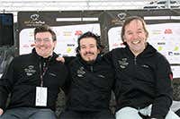 Da sinistra: Arturo Spicocchi, Claudio Melis, Norbert Niederkofler 