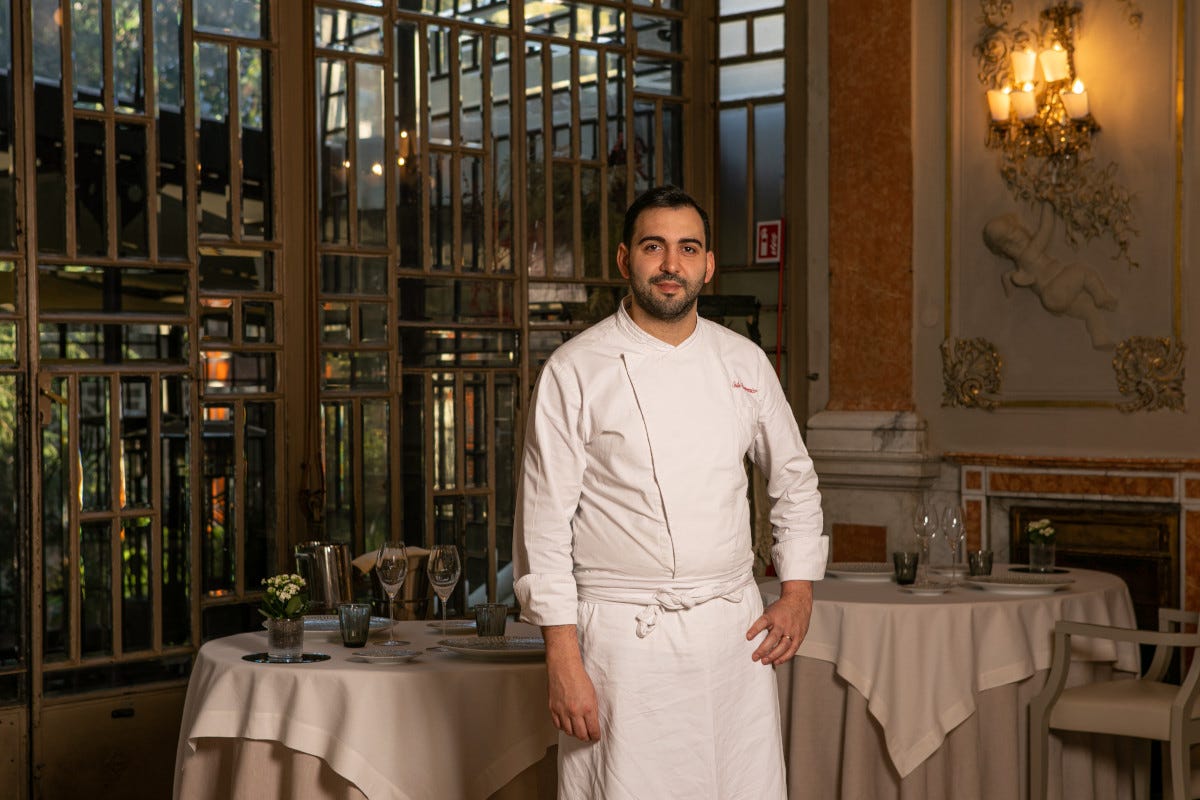 Lo chef stellato Domenico Stile Enoteca la Torre Villa Laetitia, esperienza esclusiva nel cuore della Capitale
