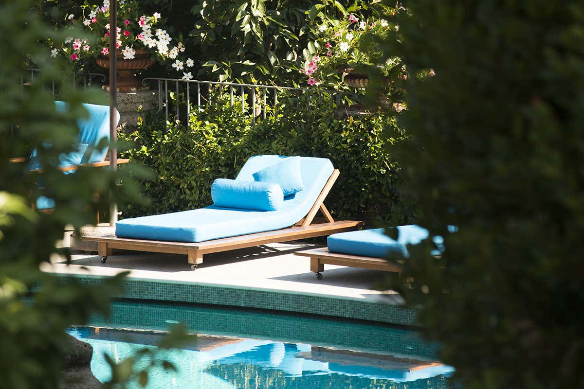 Relax in piscina Affare secolare di famiglia: lunga vita al Don Alfonso 1890