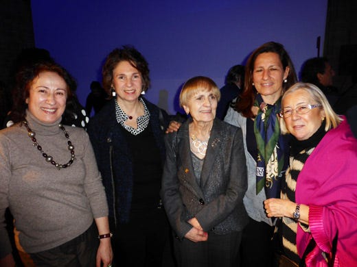 Anna Scafuri, Tiziana Frescobaldi, Maria Antonietta Corsi François, Maria Caterina Dei e Donatella Cinelli Colombini