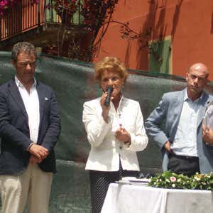 Da sinistra Andrea Rea, Pia Donata Berlucchi e Alessandro Canepari