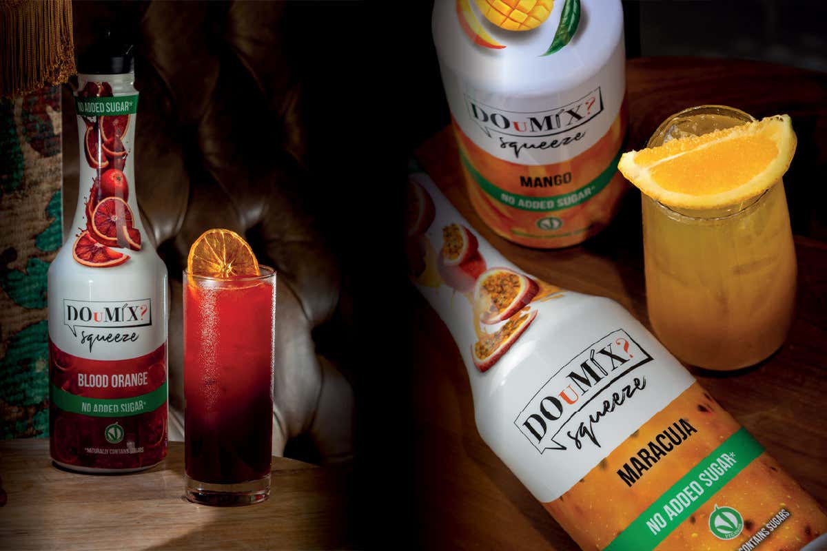 DOuMIX? Squeeze No Added Sugar ai gusti Blood Orange e Maracuja