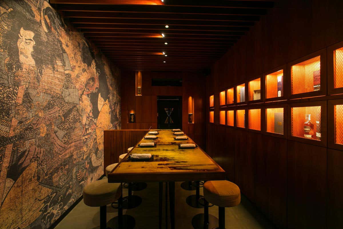 L'atmosfera di Drink Kong a Roma è ispirata all'oriente 